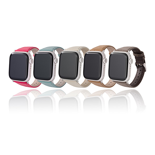 【Apple Watch バンド 41/40/38mm】”Lumiere” 強力撥水レザーバンド (トープ) for Apple Watch SE(第2/1世代)/Series9/8/7/6/5/4/3/2/1goods_nameサブ画像