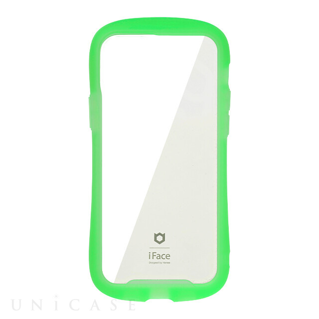 【iPhone13 mini ケース】iFace Reflection Neo 強化ガラスクリアケース (クリアグリーン)
