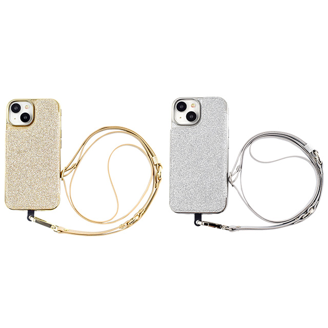 【iPhone15/14/13 ケース】Cross Body Case Duo (shine silver)goods_nameサブ画像