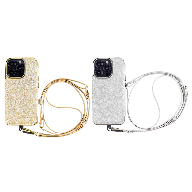 【iPhone15 Pro ケース】Cross Body Case Duo (shine silver)goods_nameサブ画像