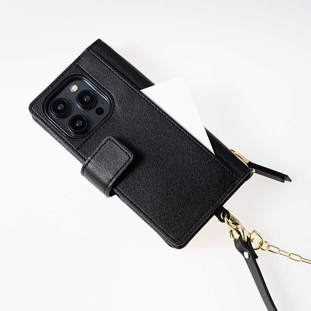 【iPhone15 Pro ケース】Minimal Pouch Case (black)goods_nameサブ画像