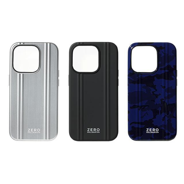 【iPhone15 Pro ケース】ZERO HALLIBURTON Hybrid Shockproof Case (Matte Silver)サブ画像