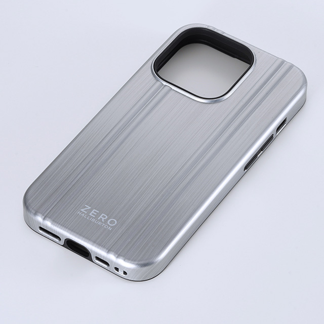 【iPhone15 Pro ケース】ZERO HALLIBURTON Hybrid Shockproof Case (Matte Silver)goods_nameサブ画像