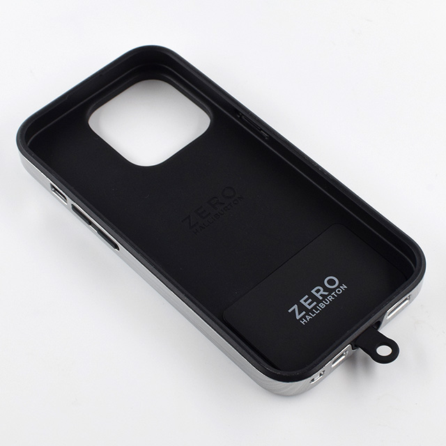 【iPhone15 Pro ケース】ZERO HALLIBURTON Hybrid Shockproof Case (Matte Silver)goods_nameサブ画像