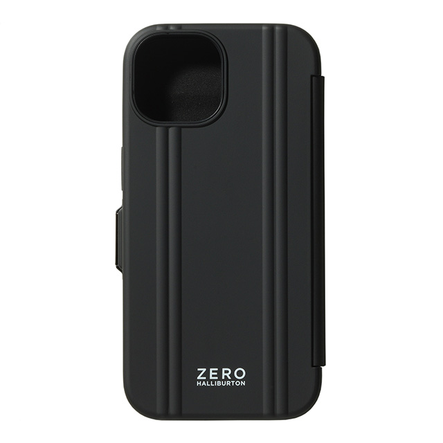 【iPhone15/14/13 ケース】ZERO HALLIBURTON Hybrid Shockproof Flip Case (Black)goods_nameサブ画像