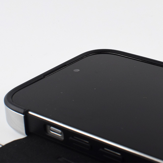 【iPhone15/14/13 ケース】ZERO HALLIBURTON Hybrid Shockproof Flip Case (Black)goods_nameサブ画像