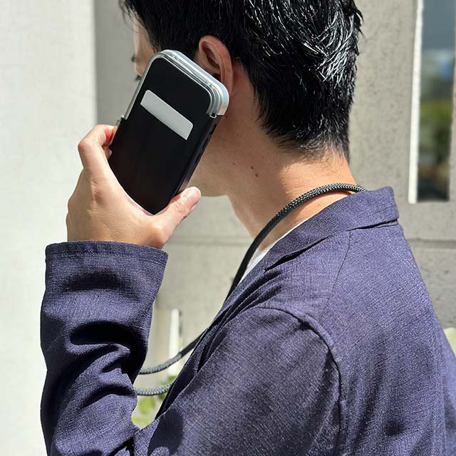 【iPhone15/14/13 ケース】ZERO HALLIBURTON Hybrid Shockproof Flip Case (Black)サブ画像