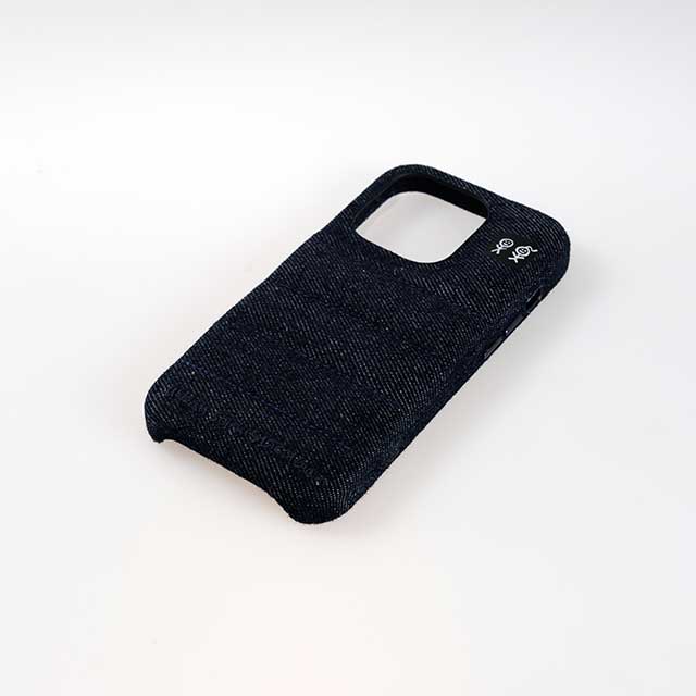 【iPhone13 Pro ケース】THE PUFFER CASE (DENIM)サブ画像