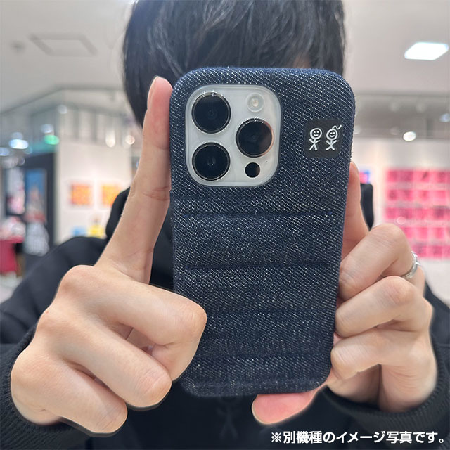 【iPhone13 Pro ケース】THE PUFFER CASE (DENIM)サブ画像