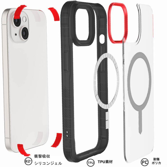 【iPhone15 Plus ケース】Covert with MagSafe (Smoke)goods_nameサブ画像