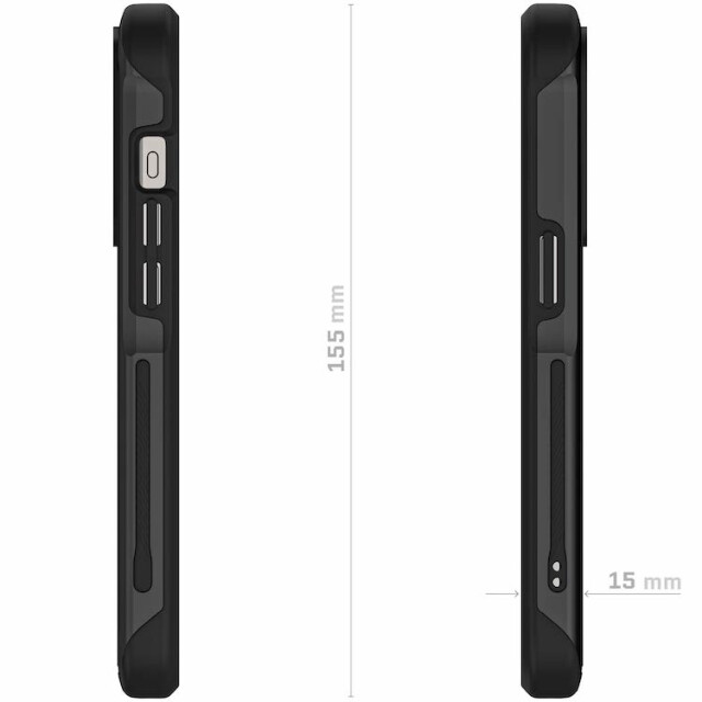 【iPhone15 Pro ケース】Atomic Slim with MagSafe (Black)サブ画像