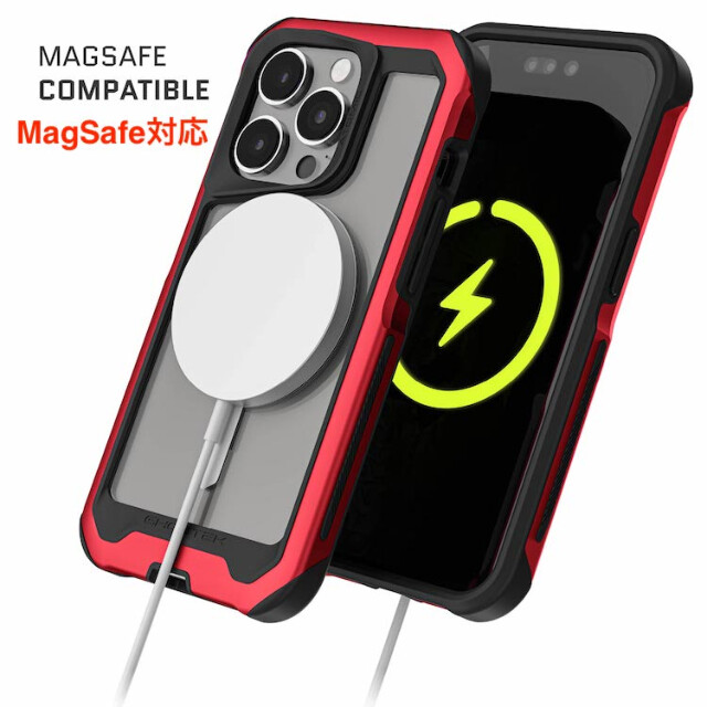 【iPhone15 Pro ケース】Atomic Slim with MagSafe (Red)サブ画像