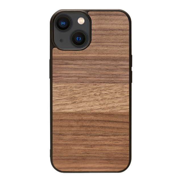 【iPhone15 ケース】MagSafe対応天然木ケース (Walnut)