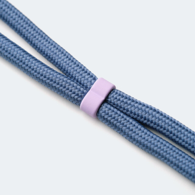 【iPhone15 Pro ケース】ストラップホール付きシリコンケース＋Rope Strap (ティールブルー)goods_nameサブ画像