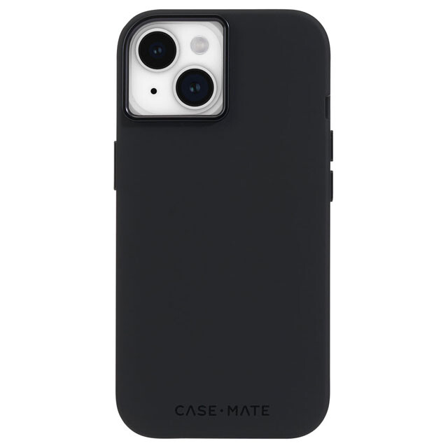 【iPhone15/14/13 ケース】MagSafe対応 抗菌 リサイクル材料 Silicone (Black)サブ画像