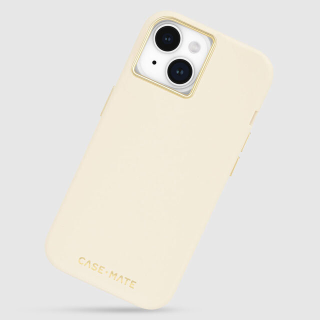 【iPhone15/14/13 ケース】MagSafe対応 抗菌 リサイクル材料 Silicone (Beige)サブ画像