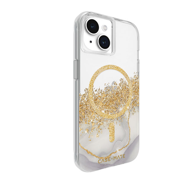 【iPhone15/14/13 ケース】MagSafe対応 抗菌 リサイクル材料 Karat (Marble)サブ画像