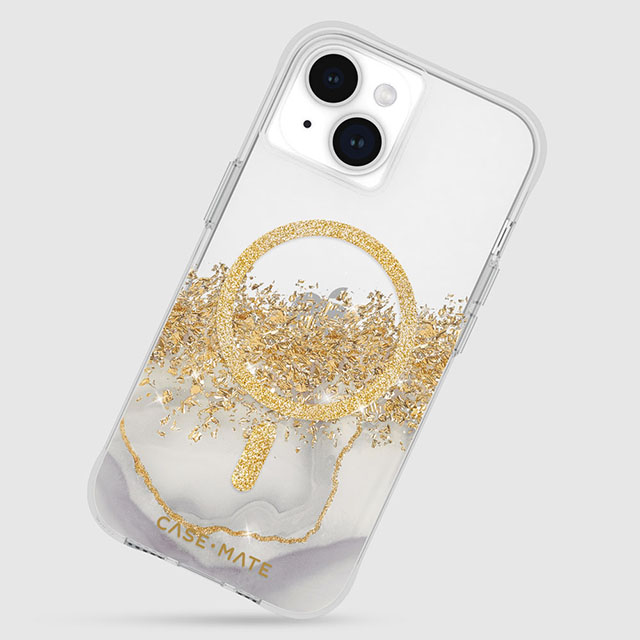 【iPhone15/14/13 ケース】MagSafe対応 抗菌 リサイクル材料 Karat (Marble)サブ画像