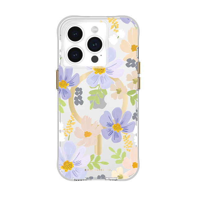 【iPhone15 Pro ケース】MagSafe対応 抗菌 リサイクル材料 Pastel Marguerite