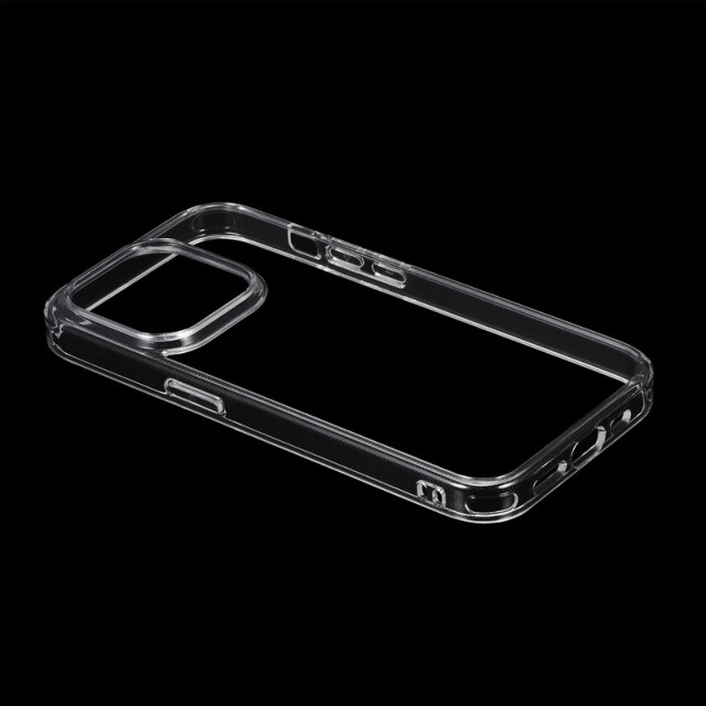 【iPhone15 Pro ケース】耐傷・ガラスハイブリッドケース 「UTILO Glass」 (クリア)サブ画像