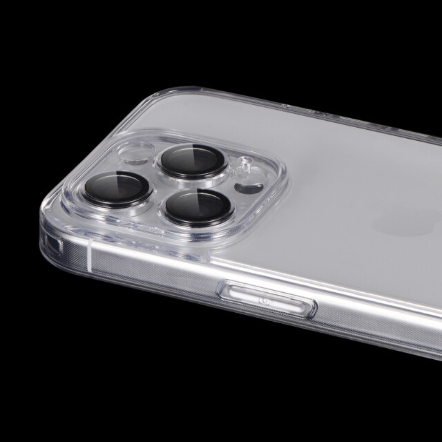 【iPhone15 Pro ケース】カメラレンズ保護ハイブリッドケース 「UTILO All Cover」 (クリア)