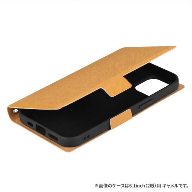 【iPhone15 Pro ケース】薄型・軽量PUレザー手帳ケース 「BOOK SLIM＆LITE」 (ブラック)goods_nameサブ画像