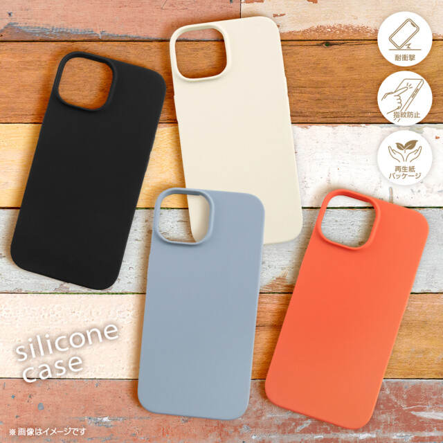 【iPhone15/14/13 ケース】ハイブリッドシリコンケース (コーラルオレンジ)goods_nameサブ画像