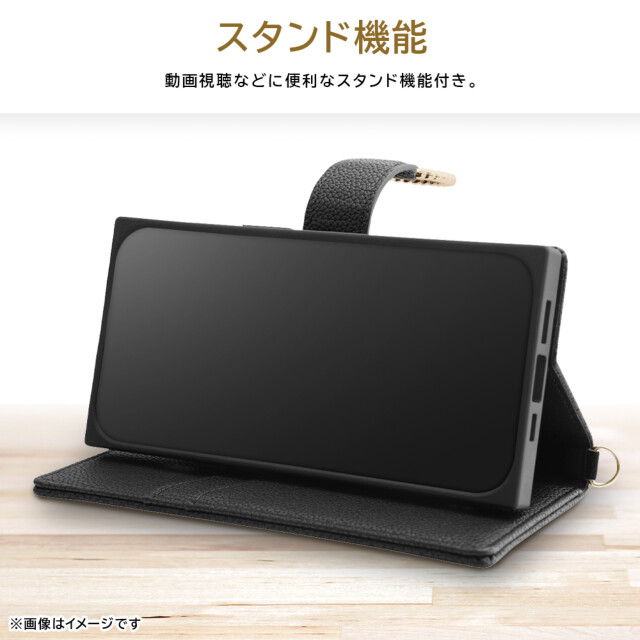 【iPhone15/14/13 ケース】耐衝撃 手帳型レザーケース KAKU Ring (ベージュ)goods_nameサブ画像