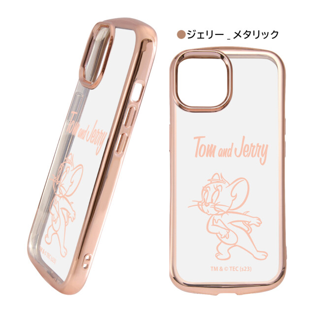 【iPhone15/14/13 ケース】トムとジェリー/TPUソフトケース METAMORU (ジェリー_メタリック)goods_nameサブ画像