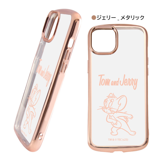 【iPhone15 Plus/14 Plus ケース】トムとジェリー/TPUソフトケース METAMORU (ジェリー_メタリック)サブ画像