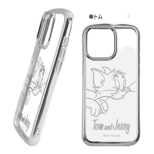 【iPhone15 Pro Max ケース】トムとジェリー/TPUソフトケース METAMORU (トム_メタリック)goods_nameサブ画像