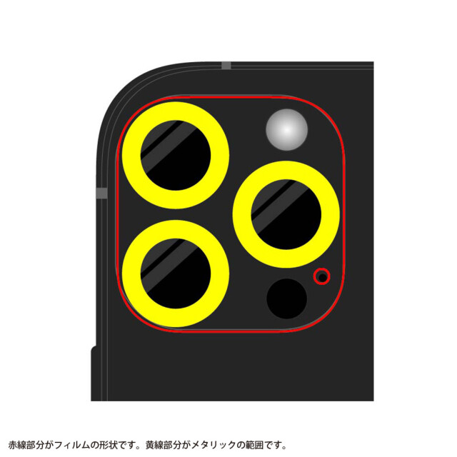 【iPhone15 Pro/15 Pro Max/14 Pro/14 Pro Max フィルム】ガラスフィルム カメラ 10H 3眼カメラモデル (クリア)goods_nameサブ画像