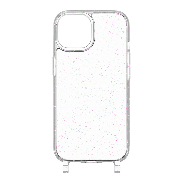 【iPhone15 ケース】ショルダーストラップホール付クリアハイブリッドケース (ラメ)goods_nameサブ画像