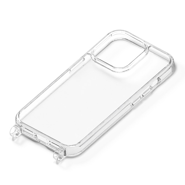 【iPhone15 Pro ケース】ショルダーストラップホール付クリアハイブリッドケース (クリア)goods_nameサブ画像