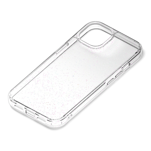 【iPhone15 ケース】グラデーションハイブリッドケース (ラメ・ホワイト)goods_nameサブ画像