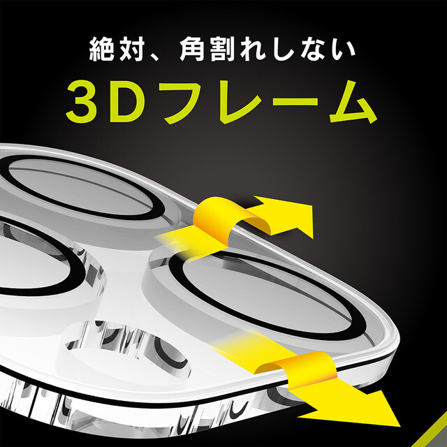 【iPhone15 Pro/15 Pro Max フィルム】[PicPro CUSHION] Dragontrail クリア カメラレンズ保護ガラスgoods_nameサブ画像