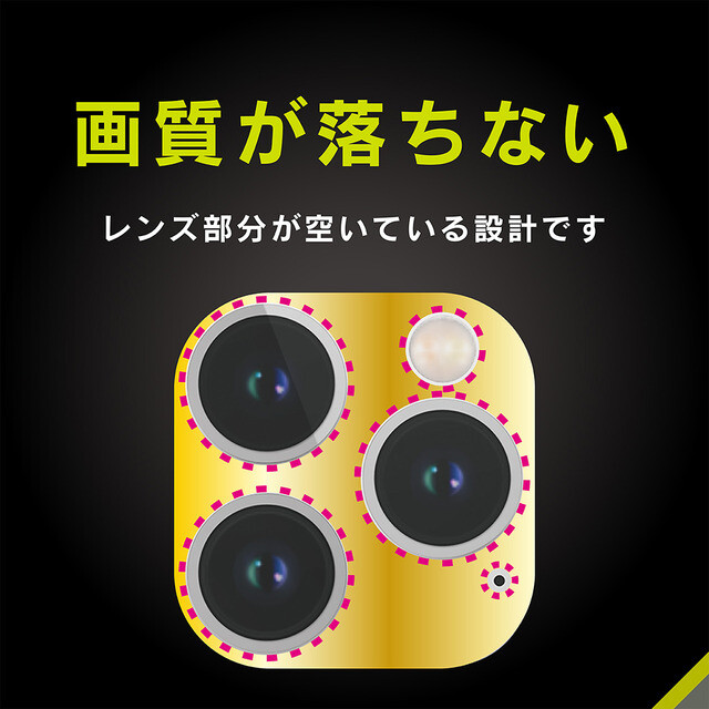 【iPhone15 Pro/15 Pro Max フィルム】カメラベースガード (クリア)サブ画像