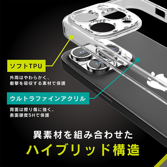 【iPhone15 Pro ケース】[Turtle Solid] 超精密設計 ハイブリッドケース (クリア)goods_nameサブ画像
