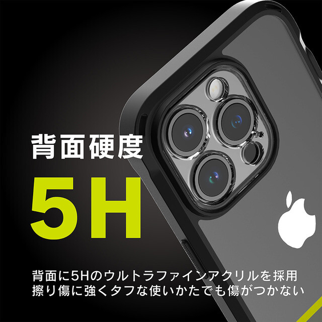 【iPhone15 Pro ケース】[GRAV Solid] 超精密設計 衝撃吸収 ハイブリッドケース (ブラック)goods_nameサブ画像