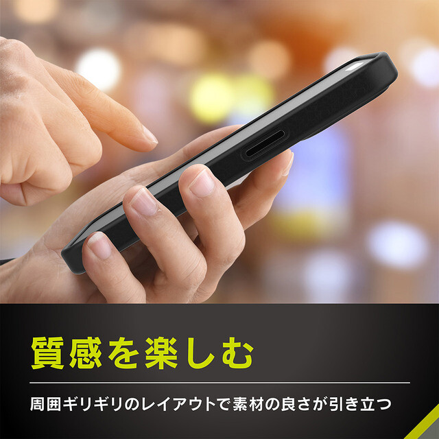 【iPhone15 ケース】[NUNO] MagSafe対応 バックケース (フラットネイビー)goods_nameサブ画像