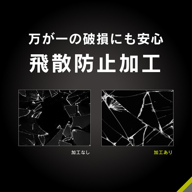 【iPhone15/15 Pro/14 Pro フィルム】[FLEX 3D] 反射防止 黄色くないブルーライト低減 複合フレームガラス ブラックgoods_nameサブ画像