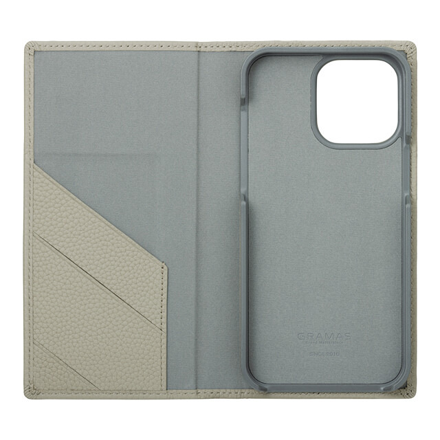 【iPhone15 Pro Max ケース】“G-FOLIO” ソフトグレインレザー フォリオケース (グレージュ)goods_nameサブ画像