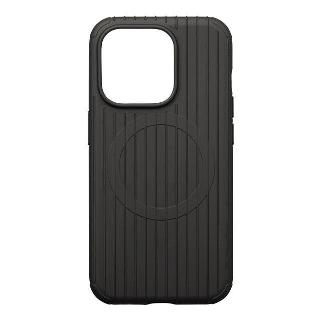 【iPhone15 Pro ケース】“Rib” ショックプルーフケース (マットブラック)goods_nameサブ画像