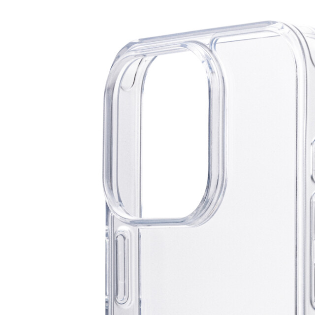 【iPhone15 Pro ケース】“Glassty” ガラスハイブリッドケース (クリア)サブ画像