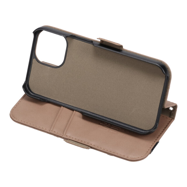 【iPhone15 ケース】DAISY PACH PU QUILT Leather Book Type Case (TAUPE/BLACK)goods_nameサブ画像