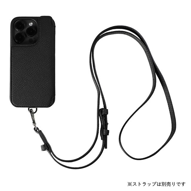 【iPhone15 Pro ケース】POCHE FLAT (ブラック)goods_nameサブ画像