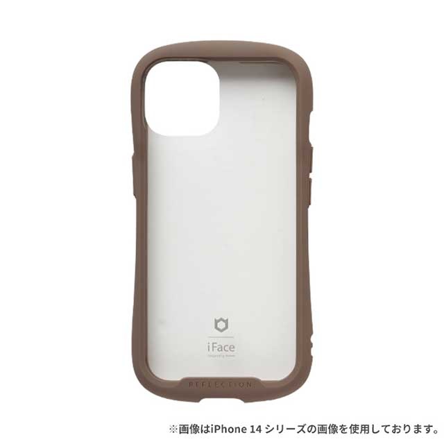 【iPhone15 ケース】iFace Reflection強化ガラスクリアケース (ブラウン)