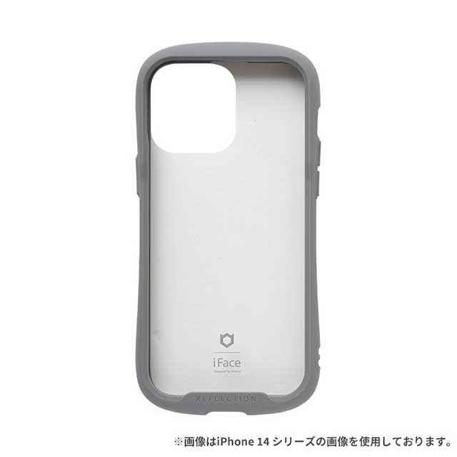 【iPhone15 Pro Max ケース】iFace Reflection強化ガラスクリアケース (グレー)