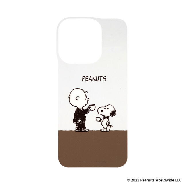 【iPhone15 Pro】PEANUTS iFace Reflection専用インナーシート (コーヒー)