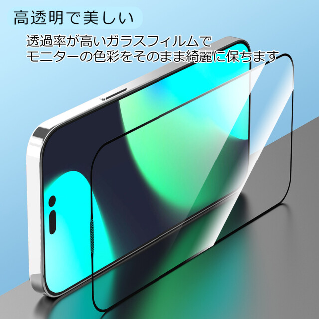 【iPhone15 Pro Max フィルム】Van Series Full Screen Privacy Tempered Glass with assist toolサブ画像